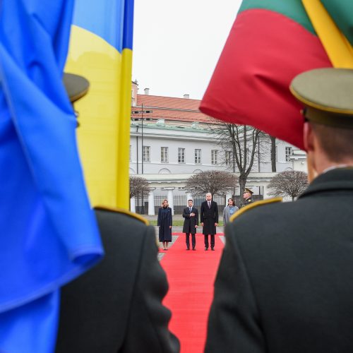 Ukrainos prezidento vizitas Lietuvoje  © R. Dačkaus / Prezidentūros, P. Peleckio / Fotobanko nuotr.