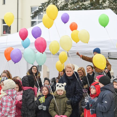 Prezidentė atidarė vaikų dienos centrą Zarasuose  © R. Dačkaus / Prezidentūros nuotr.