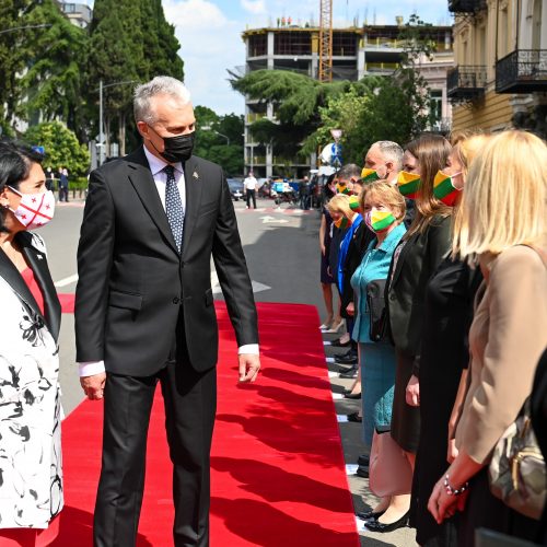 G. Nausėda tęsia vizitą Sakartvele  © R. Dačkaus / Prezidentūros nuotr.