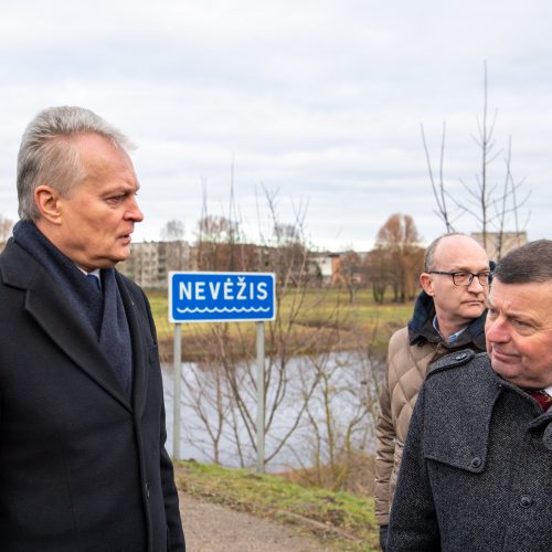 Prezidento komandos darbo diena Kėdainiuose  © R. Dačkaus / Prezidentūros nuotr.