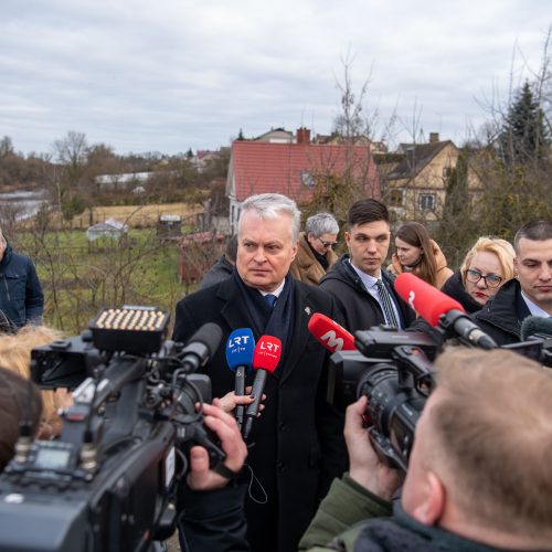 Prezidento komandos darbo diena Kėdainiuose  © R. Dačkaus / Prezidentūros nuotr.