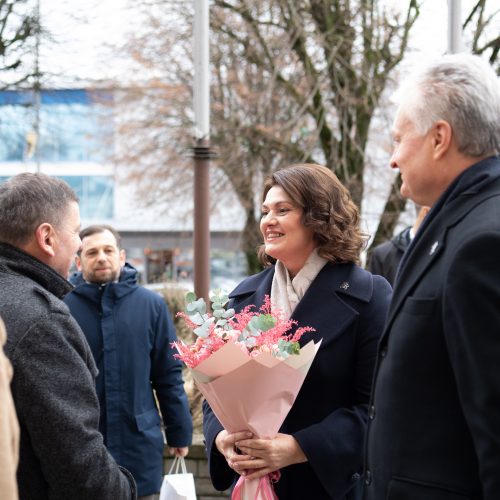 Prezidento komandos darbo diena Kėdainiuose  © R. Dačkaus / Prezidentūros nuotr.