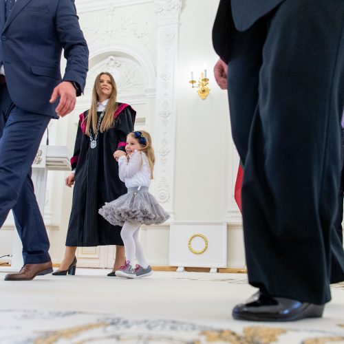 Prezidentas priima teisėjų priesaikas  © R. Dačkaus / Prezidentūros nuotr.