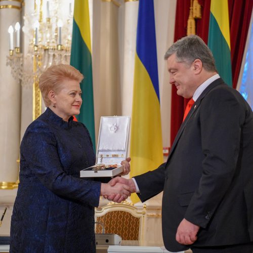 D. Grybauskaitė vieši Ukrainoje  © R. Dačkaus / Prezidentūros nuotr.