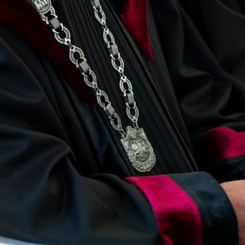 Prezidentas priima teisėjų priesaikas  © R. Dačkaus / Prezidentūros nuotr.