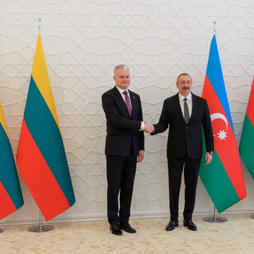 G. Nausėdos vizitas Azerbaidžane  © R. Dačkaus / Prezidentūros nuotr.