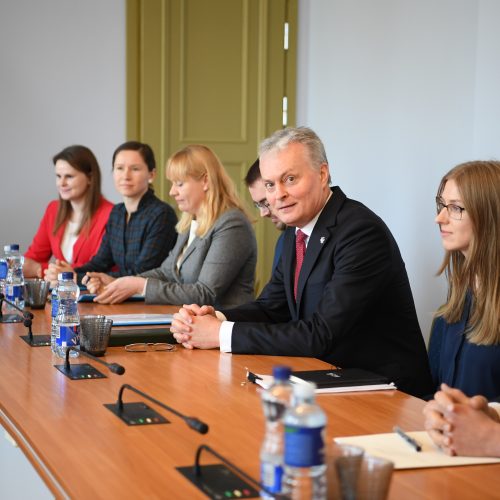 Prezidentas susitiko su Marijampolės regiono merais  © R. Dačkaus / Prezidentūros nuotr.