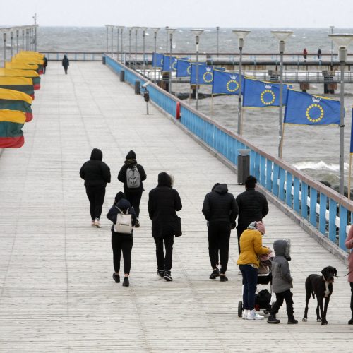 Palanga sulaukė poilsiautojų  © V. Liaudanskio nuotr.