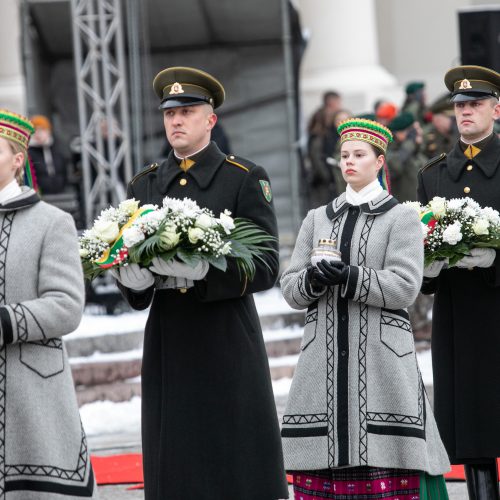 Iškilminga rikiuotė Kariuomenės dienos proga  © P. Peleckio / Fotobanko nuotr.