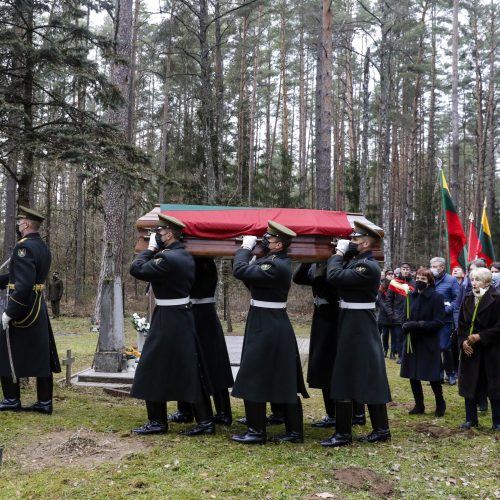 Partizano J. Jakavonio-Tigro laidotuvės  © Teodoro Biliūno / „BNS Foto“ nuotr.