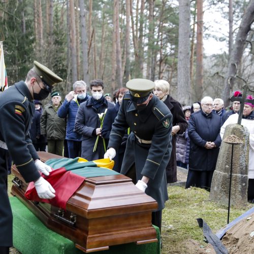 Partizano J. Jakavonio-Tigro laidotuvės  © Teodoro Biliūno / „BNS Foto“ nuotr.