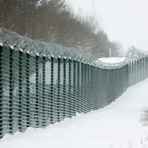 Ministrų vizitas Baltarusijos pasienyje  © Ž. Gedvilos / BNS nuotr.