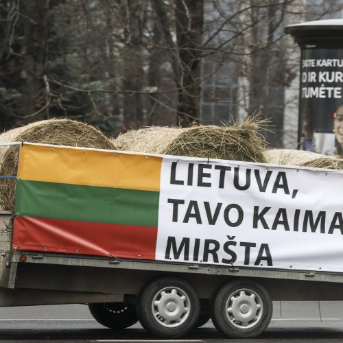 Lietuvoje – ūkininkų protestas  © „Facebook“, M. Morkevičiaus / ELTOS nuotr.