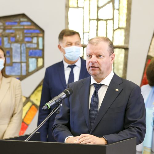 S. Skvernelis paskelbė apie naujos frakcijos steigimą  © M. Morkevičiaus / ELTOS nuotr.