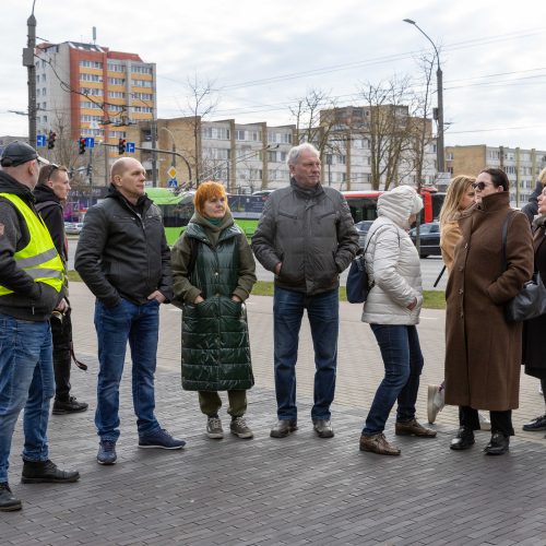 Piketas prieš karjerą Pakarklės miške  © Aurimo Barkausko nuotr.