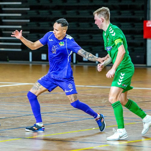 Salės futbolo A lygos finalas: „K.Žalgiris“ – „Vikingai“ 2:1  © Evaldo Šemioto nuotr.