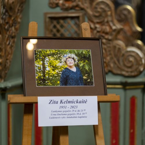 Vilniuje atsisveikinama su Z. Kelmickaite