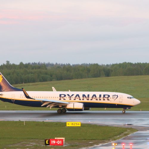 Priverstinis „Ryanair“ lėktuvo nutupdymas  © Scanpix nuotr.