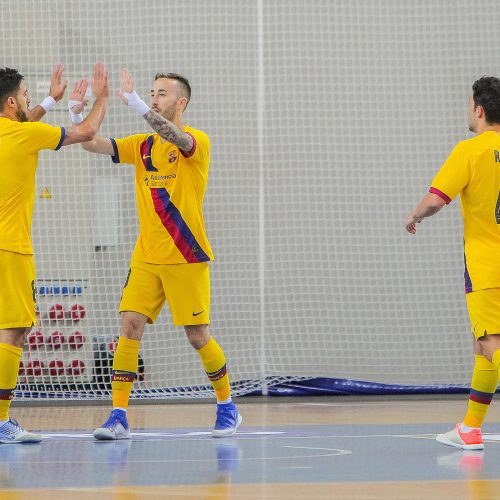 Futsalas: „Vytis“ – „Barcelona“ 0:8  © Evaldo Šemioto nuotr.