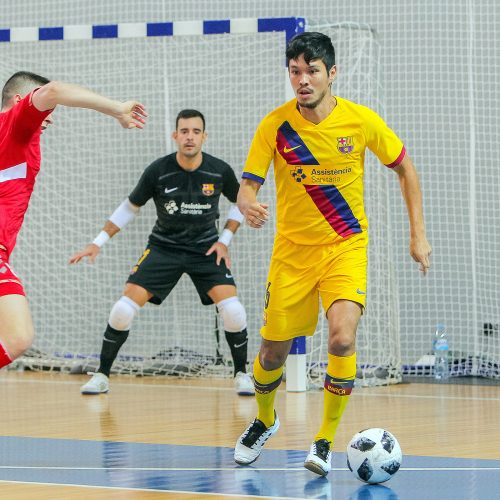 Futsalas: „Vytis“ – „Barcelona“ 0:8  © Evaldo Šemioto nuotr.