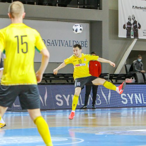 Futsalo taurės pusfinalis: „Žalgiris“ – „Turbotransfers“ 5:1  © FK „Kauno Žalgiris“ / E. Šemioto nuotr.