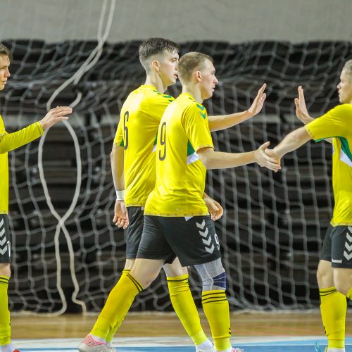 Futsalo taurės pusfinalis: „Žalgiris“ – „Turbotransfers“ 5:1  © FK „Kauno Žalgiris“ / E. Šemioto nuotr.