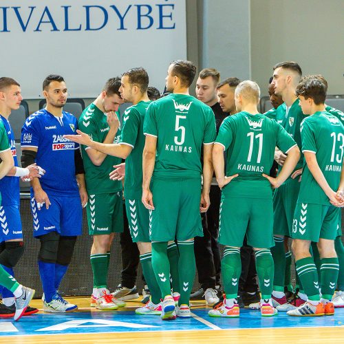 „Kauno Žalgiris“ – „Turbotransfers“ 4:2 | Futsalo A lyga  © Evaldo Šemioto nuotr.