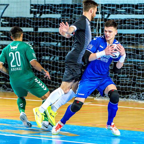 „Kauno Žalgiris“ – „Turbotransfers“ 4:2 | Futsalo A lyga  © Evaldo Šemioto nuotr.