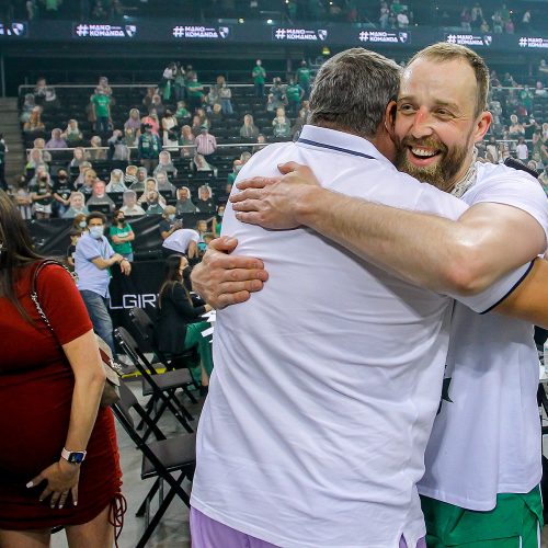 Kauno „Žalgiris“ – LKL 2020-21 m. čempionas  © Evaldo Šemioto nuotr.