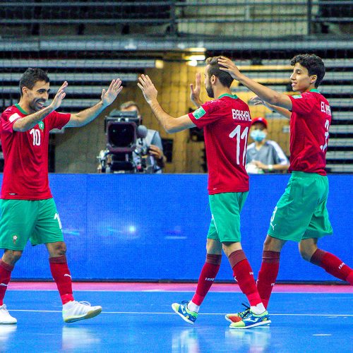 Marokas – Saliamono salos 6:0 | Futsalo PČ  © Evaldo Šemioto nuotr.