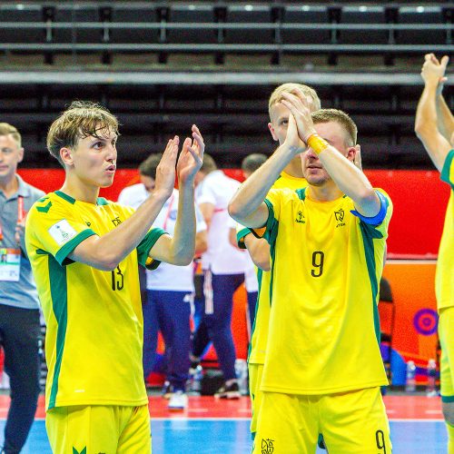 Lietuva – Kazachstanas 0:3 | Futsalo PČ  © Evaldo Šemioto nuotr.