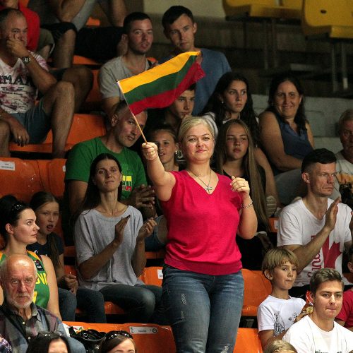 Krepšininkių fanai Europos čempionate  © Evaldo Šemioto nuotr.