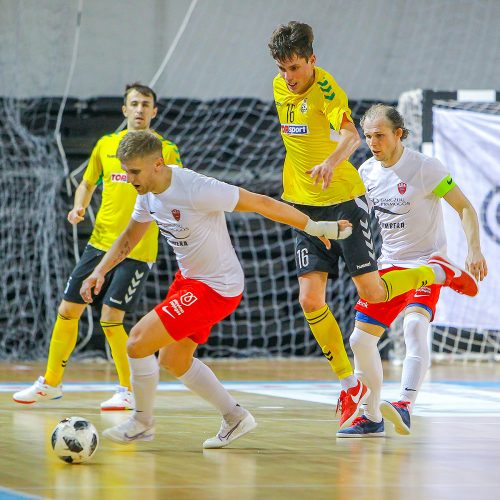 Futsalo taurės finalas: „Žalgiris“ – „Gargždų pramogos“ 2:1  © Evaldo Šemioto nuotr.