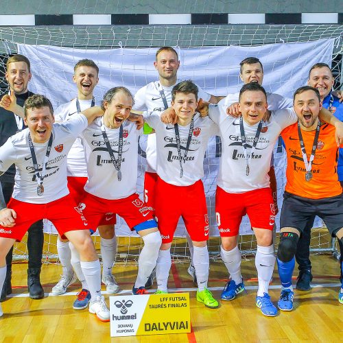 Futsalo taurės finalas: „Žalgiris“ – „Gargždų pramogos“ 2:1  © Evaldo Šemioto nuotr.