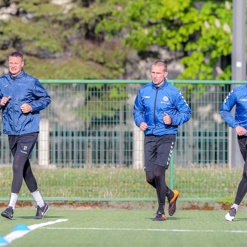 „Hegelmann Litauen“ futbolininkų treniruotė  © Evaldo Šemioto nuotr.