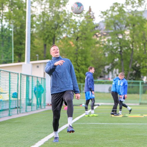 „Hegelmann Litauen“ futbolininkų treniruotė  © Evaldo Šemioto nuotr.