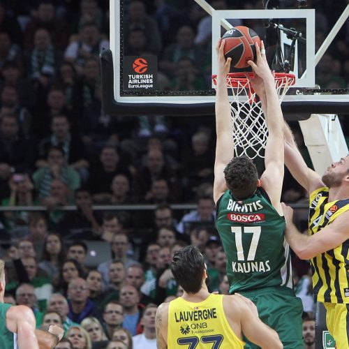 Eurolyga: „Žalgiris“ – „Fenerbachce“ 75:82  © Evaldo Šemioto nuotr.