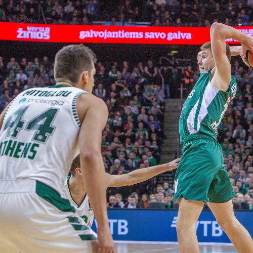 Eurolyga: „Žalgiris“ – „Panathinaikos“ 82:69  © Evaldo Šemioto nuotr.