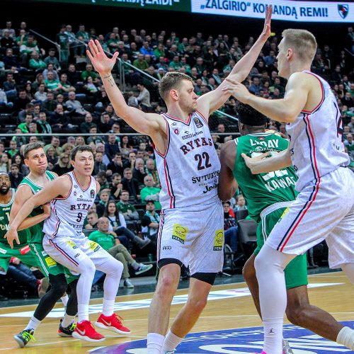 LKL: „Žalgiris“ – „Rytas“ 78:72  © Evaldo Šemioto nuotr.