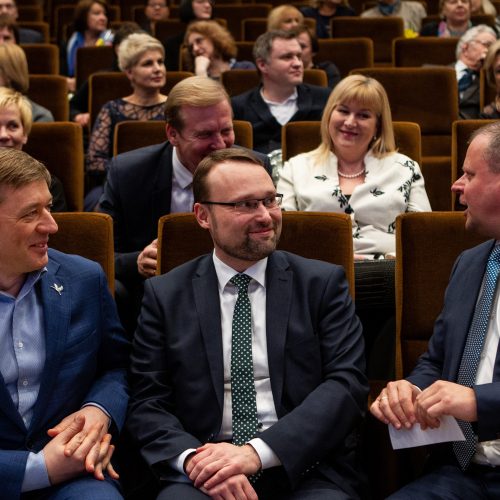 Įteiktos Vyriausybės kultūros ir meno premijos   © Pauliaus Peleckio/Fotobanko nuotr.