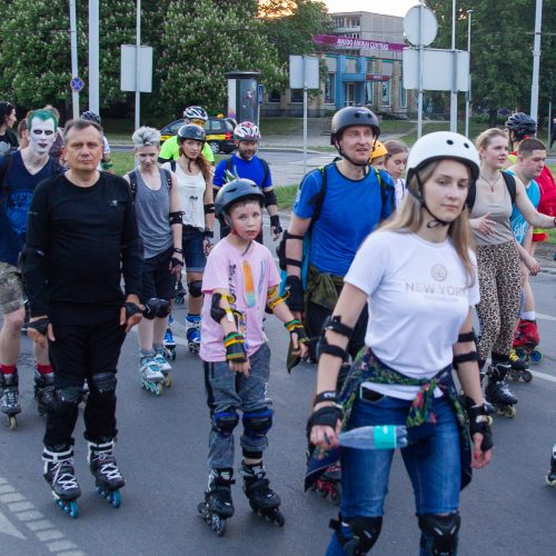 Šventė „Vilniaus naktinis riedėjimas“  © I.Gelūno/Fotobanko nuotr.