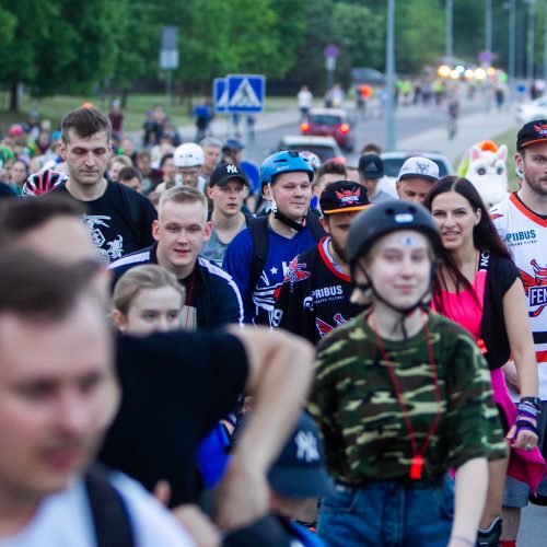 Šventė „Vilniaus naktinis riedėjimas“  © I.Gelūno/Fotobanko nuotr.