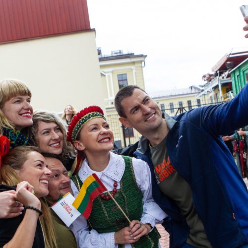 Išlydėti ekspedicijos „Misija Sibiras“ dalyviai   © P. Peleckio/Fotobanko nuotr.