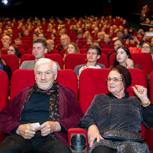 V. V. Landsbergio dokumentinio filmo „Vanago portretas“ premjera  © I. Gelūno / Fotobanko nuotr.