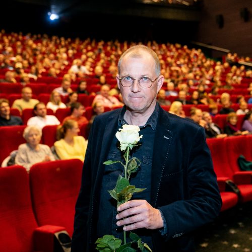 V. V. Landsbergio dokumentinio filmo „Vanago portretas“ premjera  © I. Gelūno / Fotobanko nuotr.