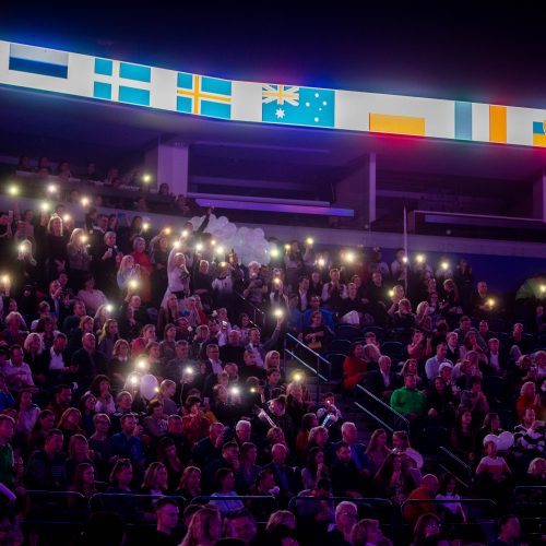 Pasaulio standartinių sportinių šokių čempionatas  © I. Gelūno / Fotobanko nuotr.