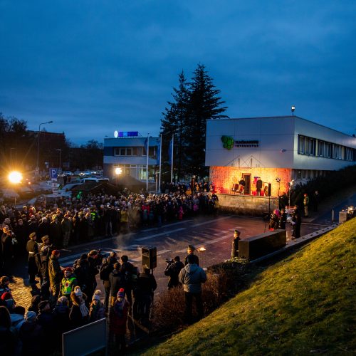 Atminimo laužų uždegimo ceremonija Vilniuje  © I. Gelūno / Fotobanko nuotr.