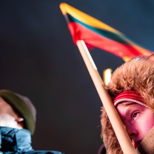 Atminimo laužų uždegimo ceremonija Vilniuje  © I. Gelūno / Fotobanko nuotr.