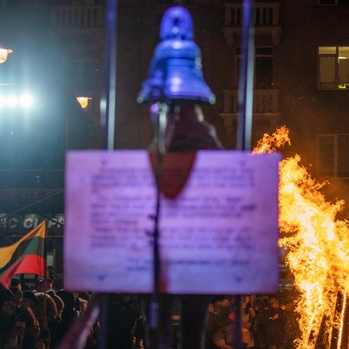 Atminimo laužų uždegimo ceremonija Vilniuje  © I. Gelūno / Fotobanko nuotr.