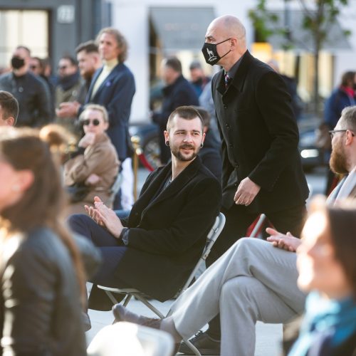 Konkurso „Lietuvos spaudos fotografija 2020“ nugalėtojų apdovanojimų ceremonija  © G. Skaraitienės / Fotobanko nuotr.